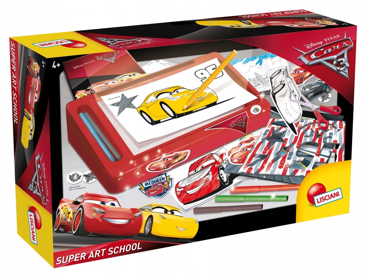 LISCIANI Cars 3 zestaw super art school + GRATIS