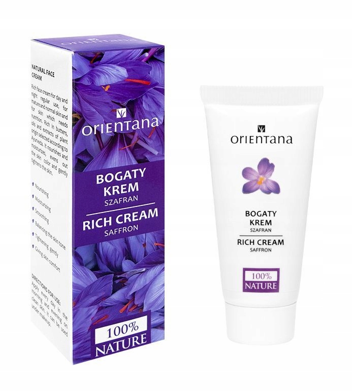 

Bogaty krem z szafranem Orientana