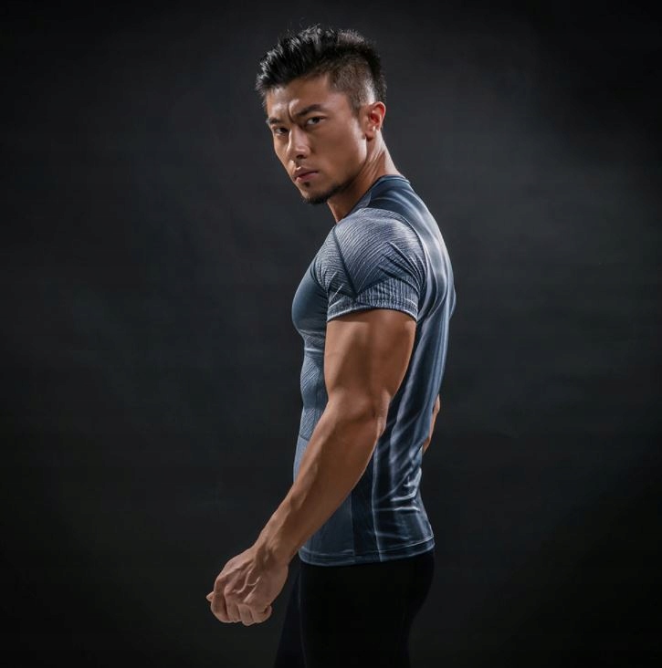 Koszulka termoaktywna Na Siłownie BATMAN DMC Kolor dominujący wielokolorowy