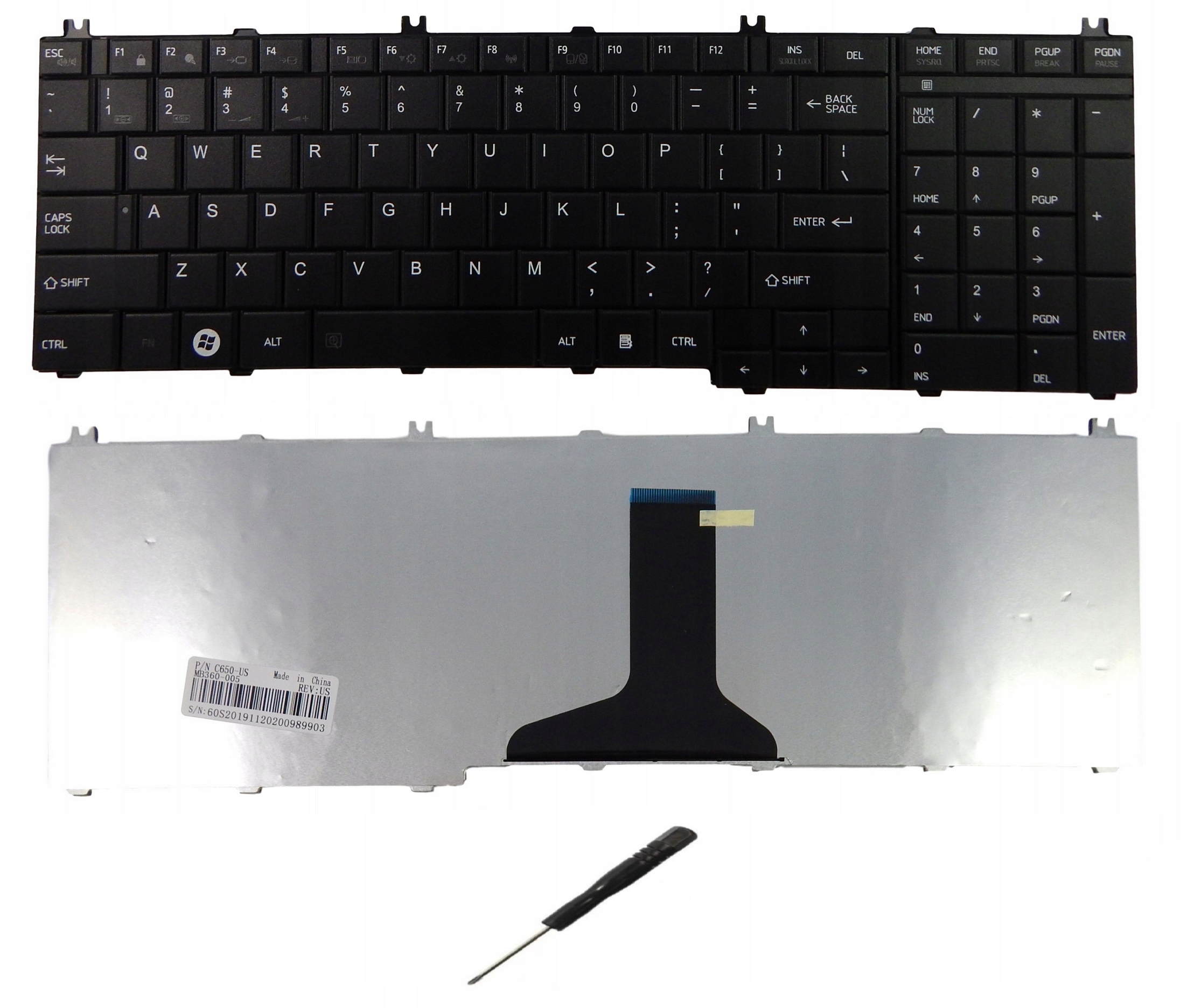 

Toshiba Us Czarna Matowa C650 C660 L650 L670 L750