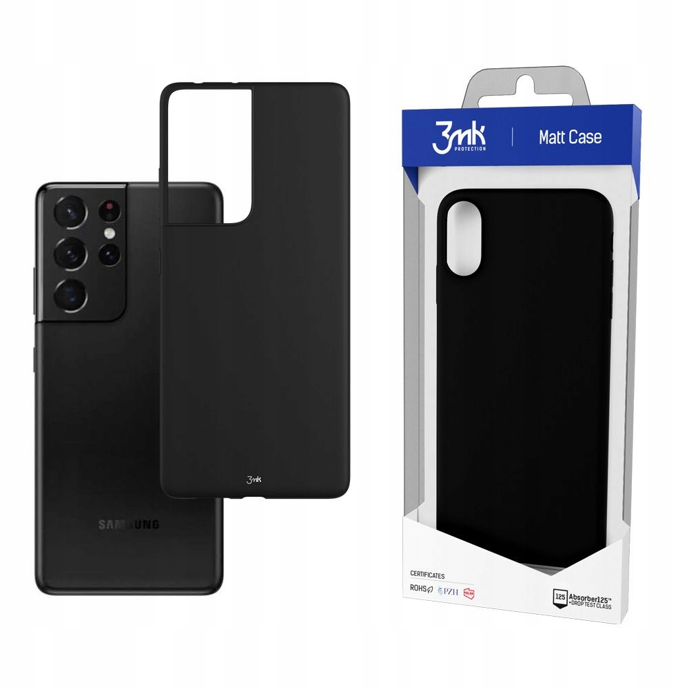

Samsung Galaxy S21 Ultra 5G 3MK Matt Case Black