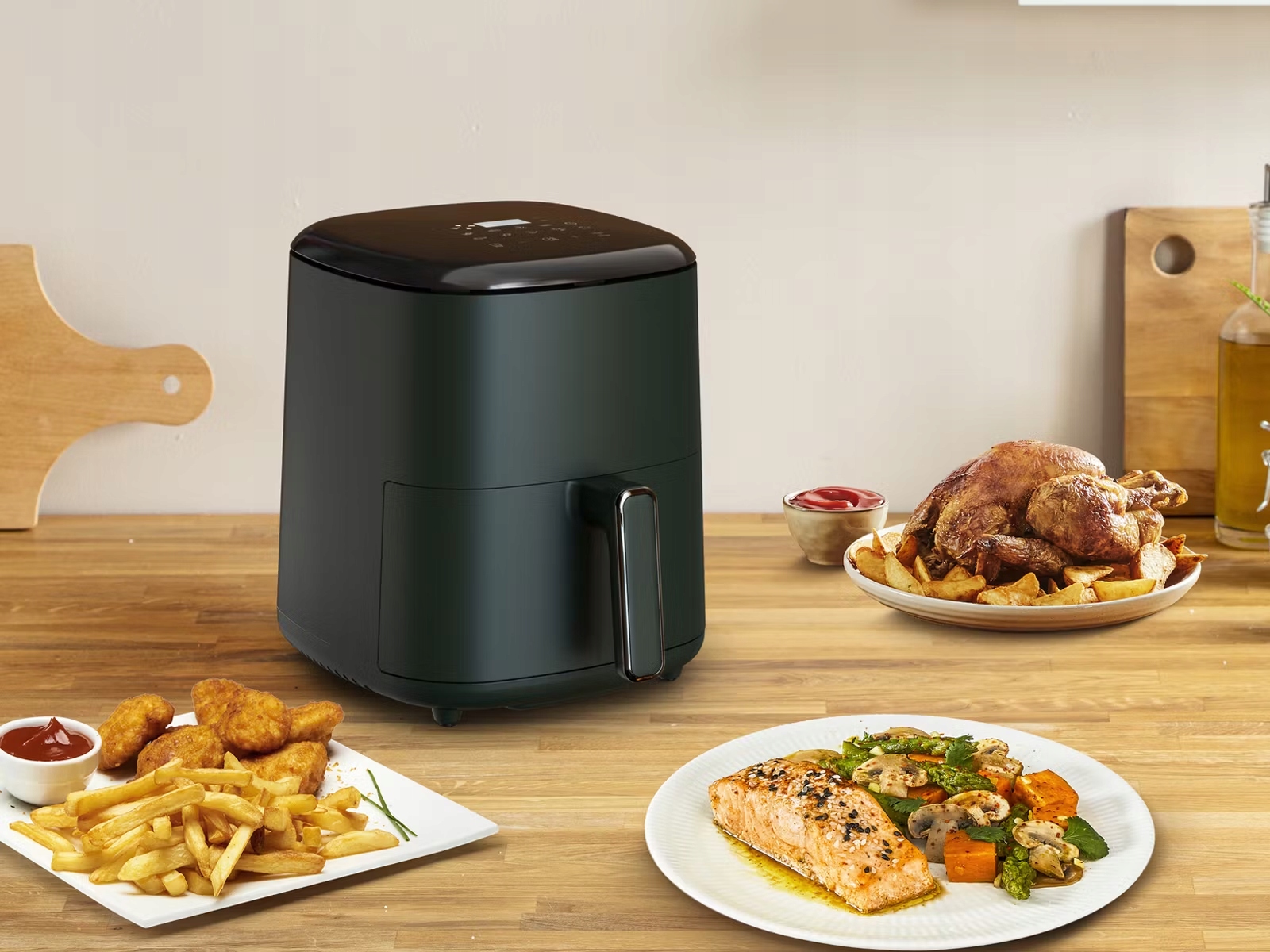 TEFAL Easy Fry Max 5L Frytkownica Beztłuszczowa 10 Programów Cyfrowy Ekran — miniatura 9