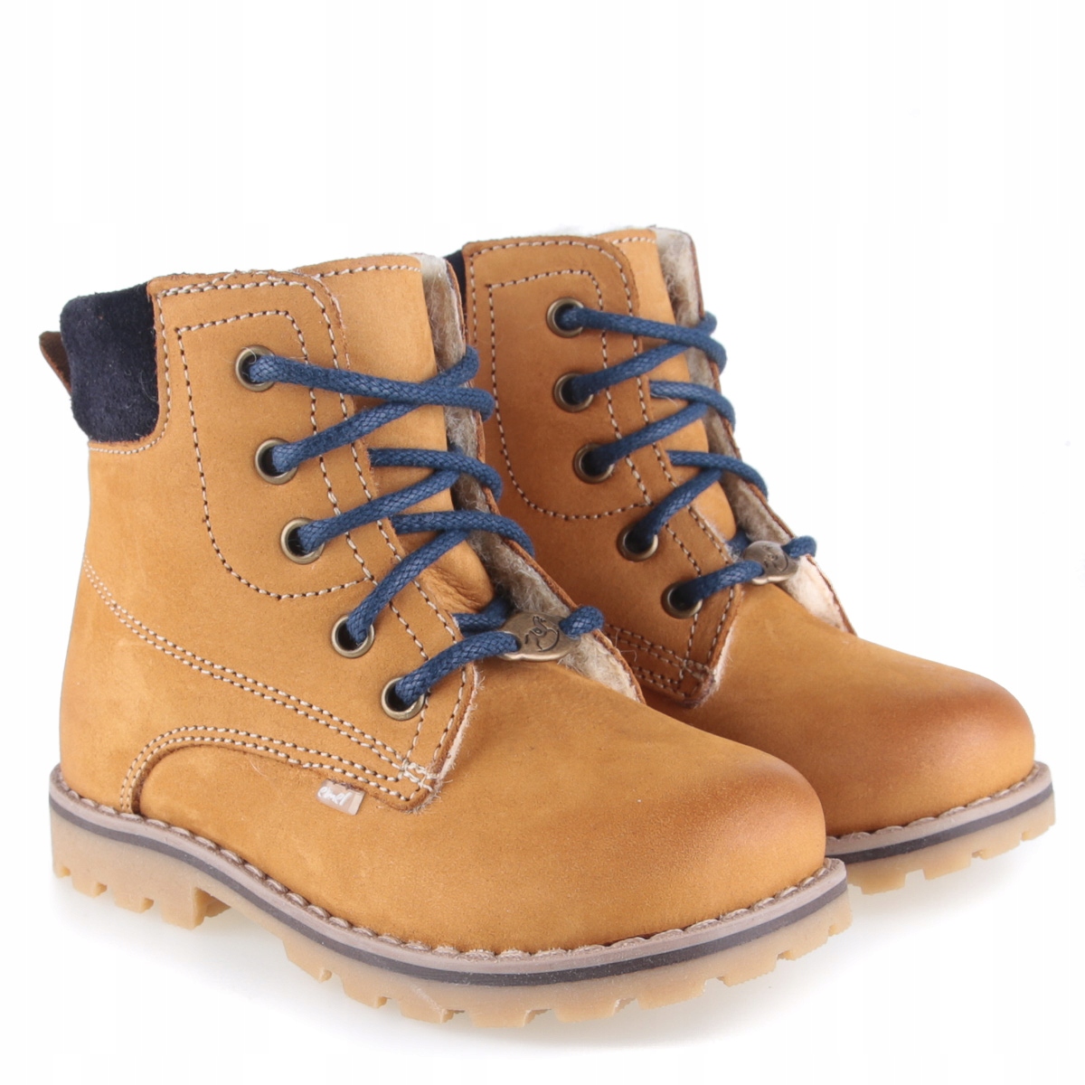 Buty Emel Ev 2552-2 Kozaki Sznurowane Zimowe R 21