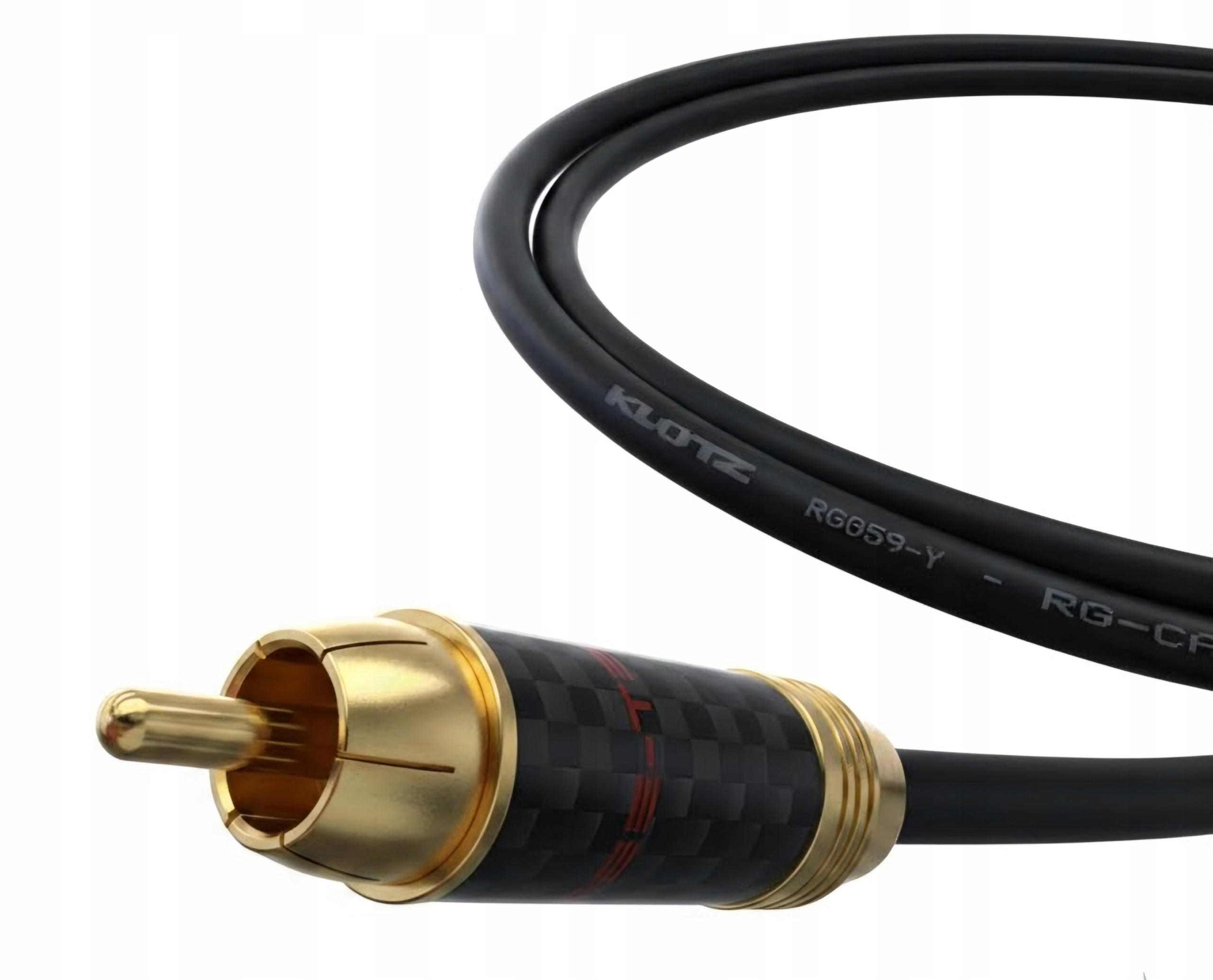 Kabel Klotz RG059 Hq Ofc Coaxial 1 Rca 1 Rca cinch 0,5m
