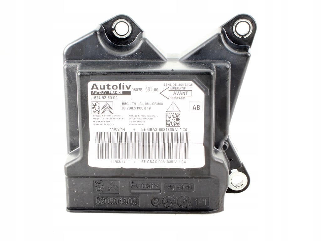 MODUŁ SENSOR AIRBAG PODUSZEK PEUGEOT 308 II T9 13-