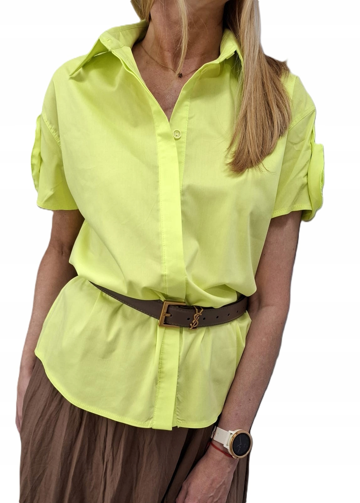 Cocomore Košile s květem Limetka 36/S Novinka