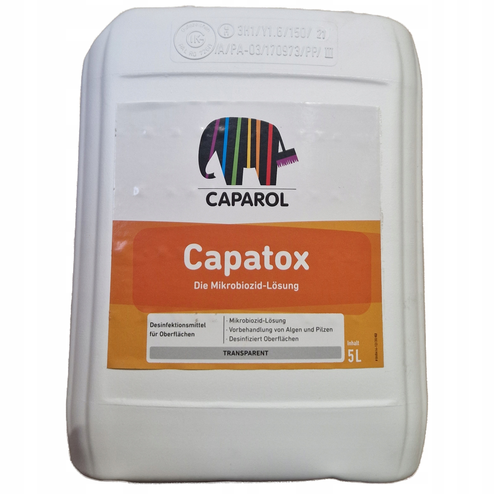 Caparol Capatox środek do usuwania zielonego nalotu z elewacji 10L