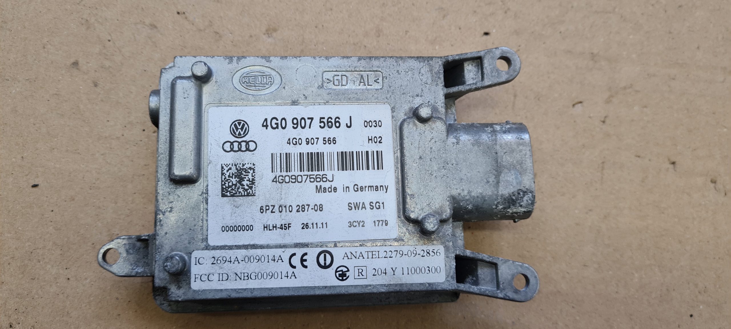 A7 4G ASYSTENT changes supports RUCHU left rear part 4G0907566J A6 C7 4G