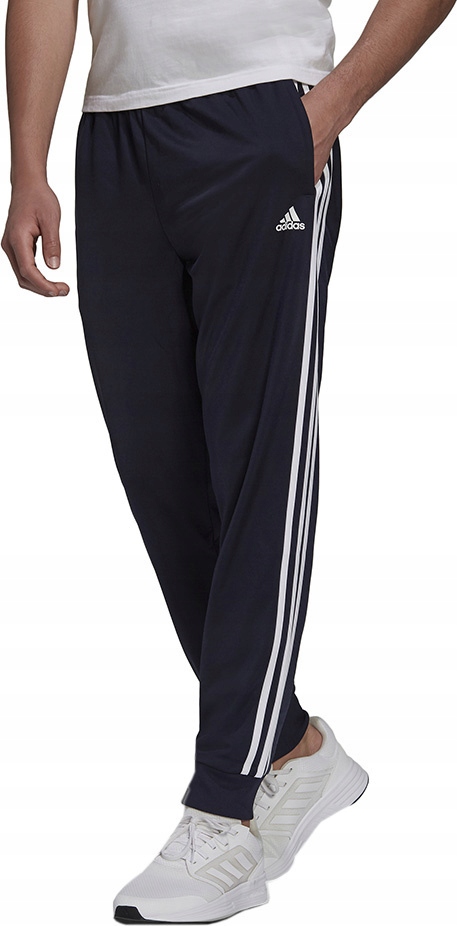 Pánské Kalhoty Adidas Primegreen Essentials Warm-up Tmavě Modré H46106 vel. S