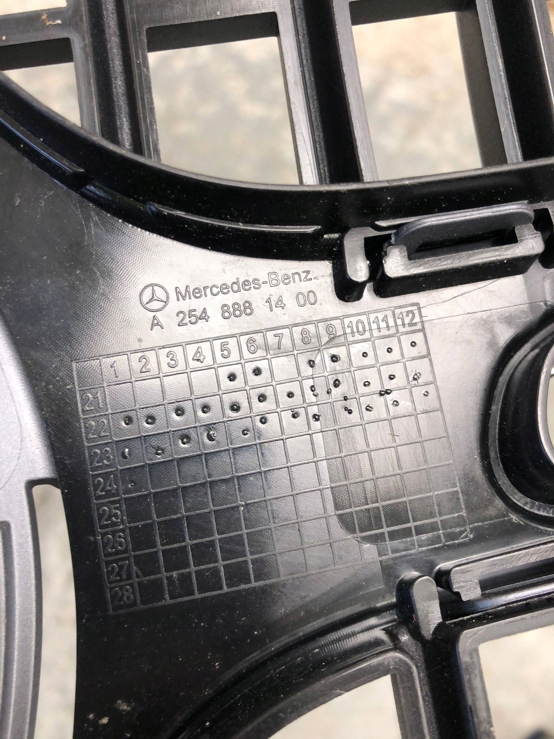Grill Grill MERCEDES W254 C254 A2548881400