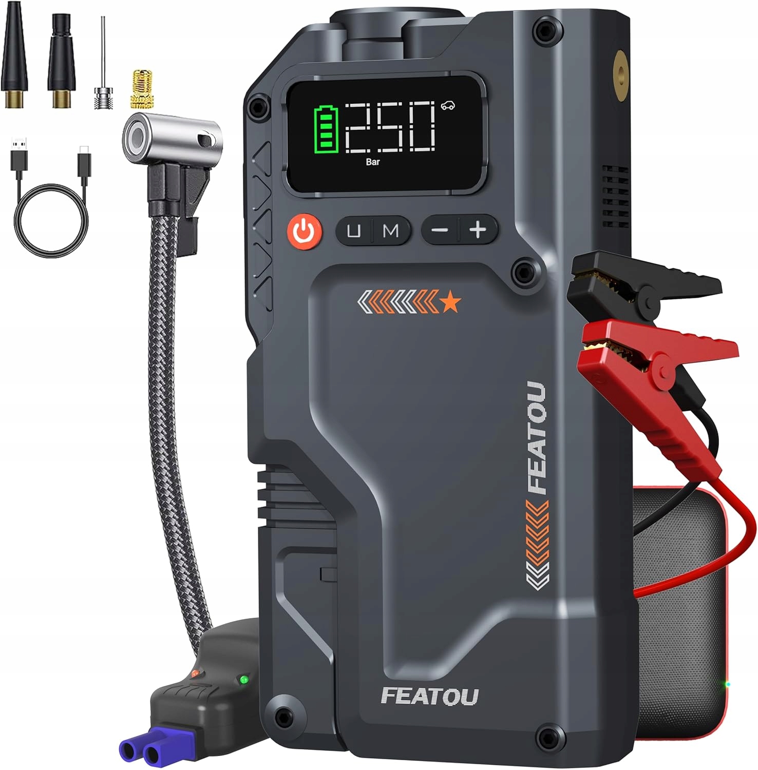 Startér Do Auta 6500A Kompresor 150PSI Powerbanka