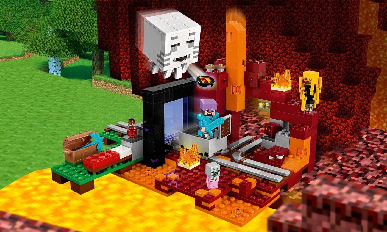 LEGO MINECRAFT 21143 PORTAL DO NETHERU KLOCKI Marka LEGO
