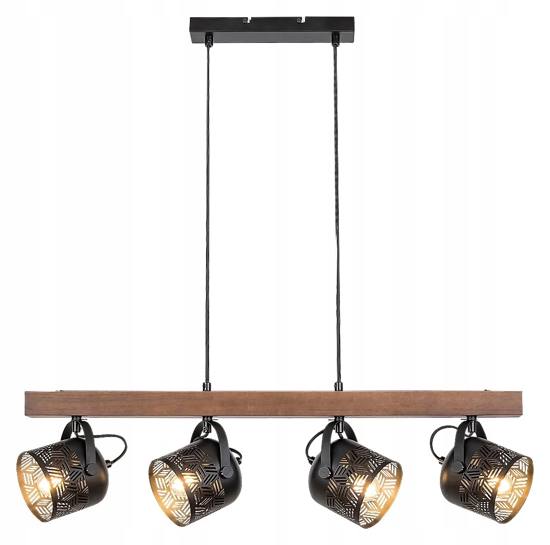 Průmyslová Stropní svítidlo E14 4x40W barva ořechu 3300 Rotem Rabalux