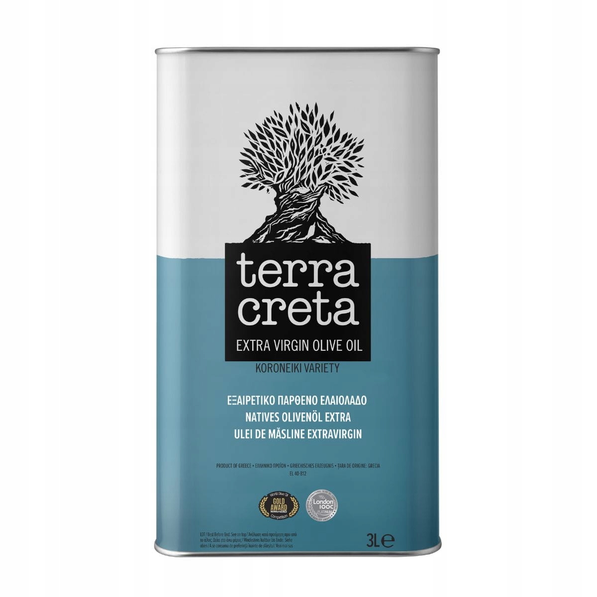 Terra Creta oliwa extra virgin Estate 3L