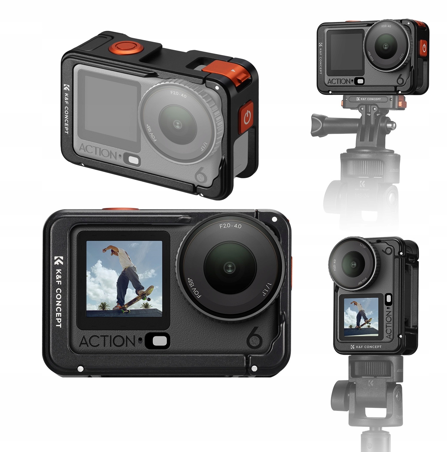 Ramka Obudowa Frame Mount Camera Cage Klatka do Dji Osmo Action 6 Metal