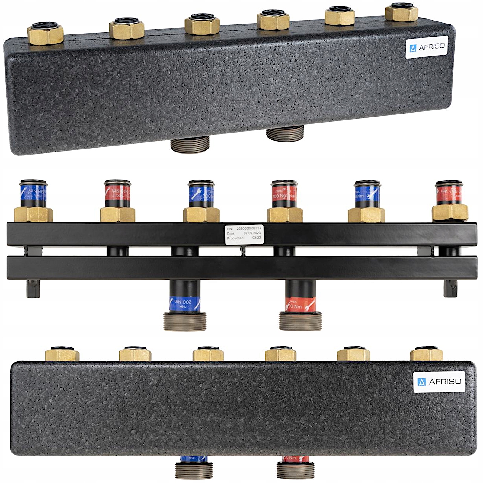 Rozdeľovač Ksv 90-3 Až 50 Kw Pre 3 Okruhov Pre Čerpacie Skupiny Bpg Afriso