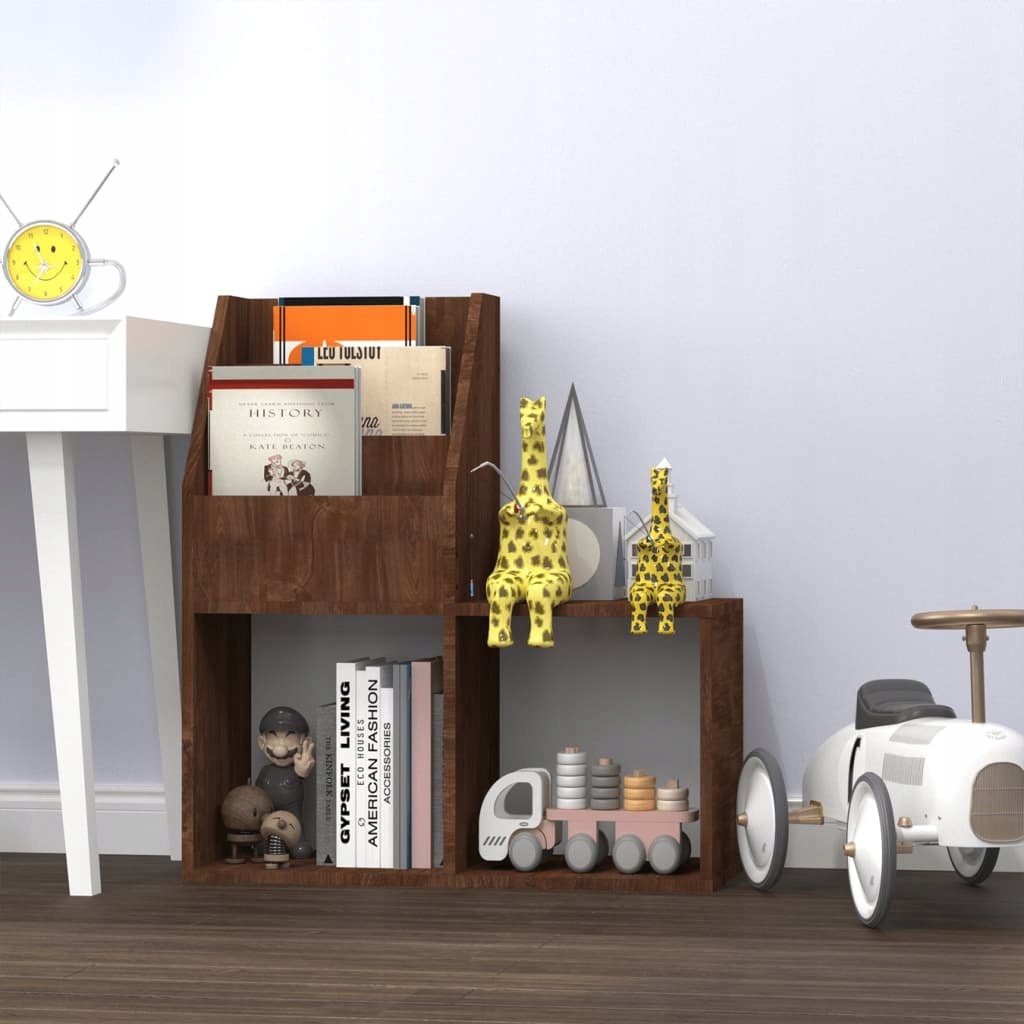 REGAŁ NA KSIĄŻKI CZASOPISMA DLA DZIECI 71X30X78,5 Marka VidaXL