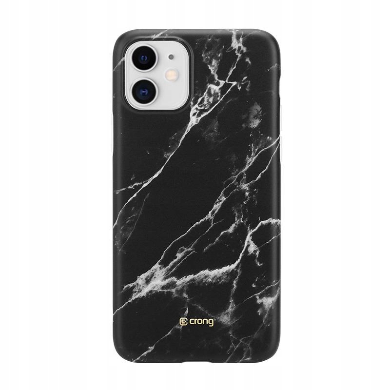 

Crong Marble Case etui na iPhone 11 (czarny)