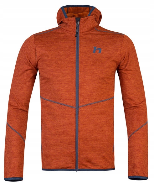Bluza męska Hannah Damar Hoody, burnt orange mel pomarańczowy M