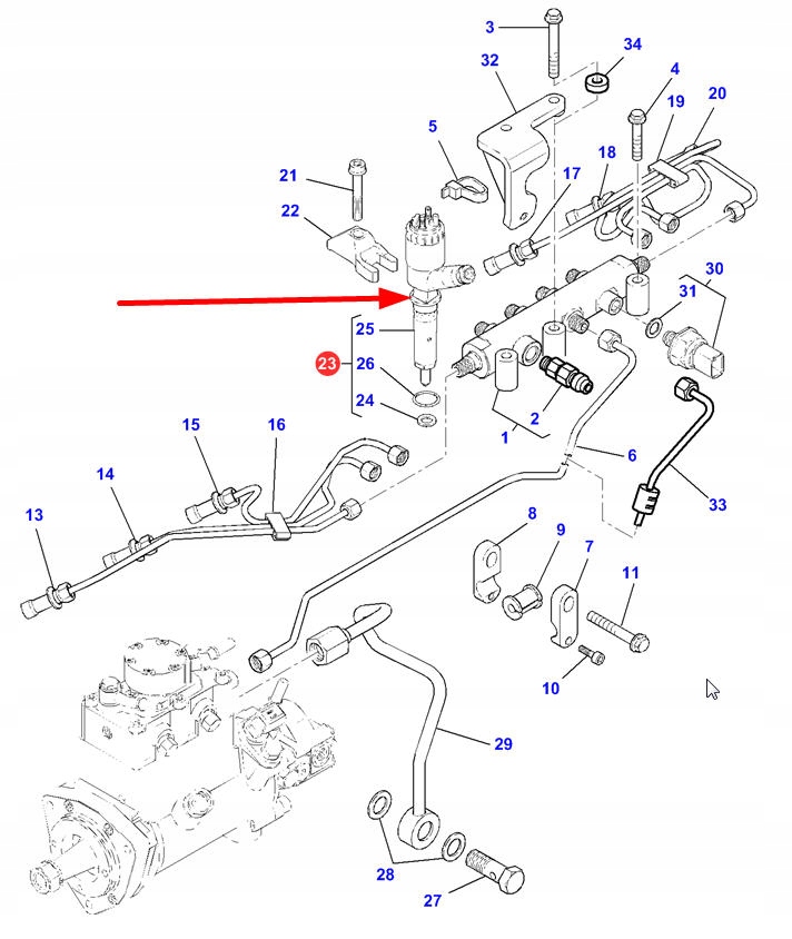 4226787M1 Wtryskiwacz paliwa silnikow Perkins Part number 4226787M1