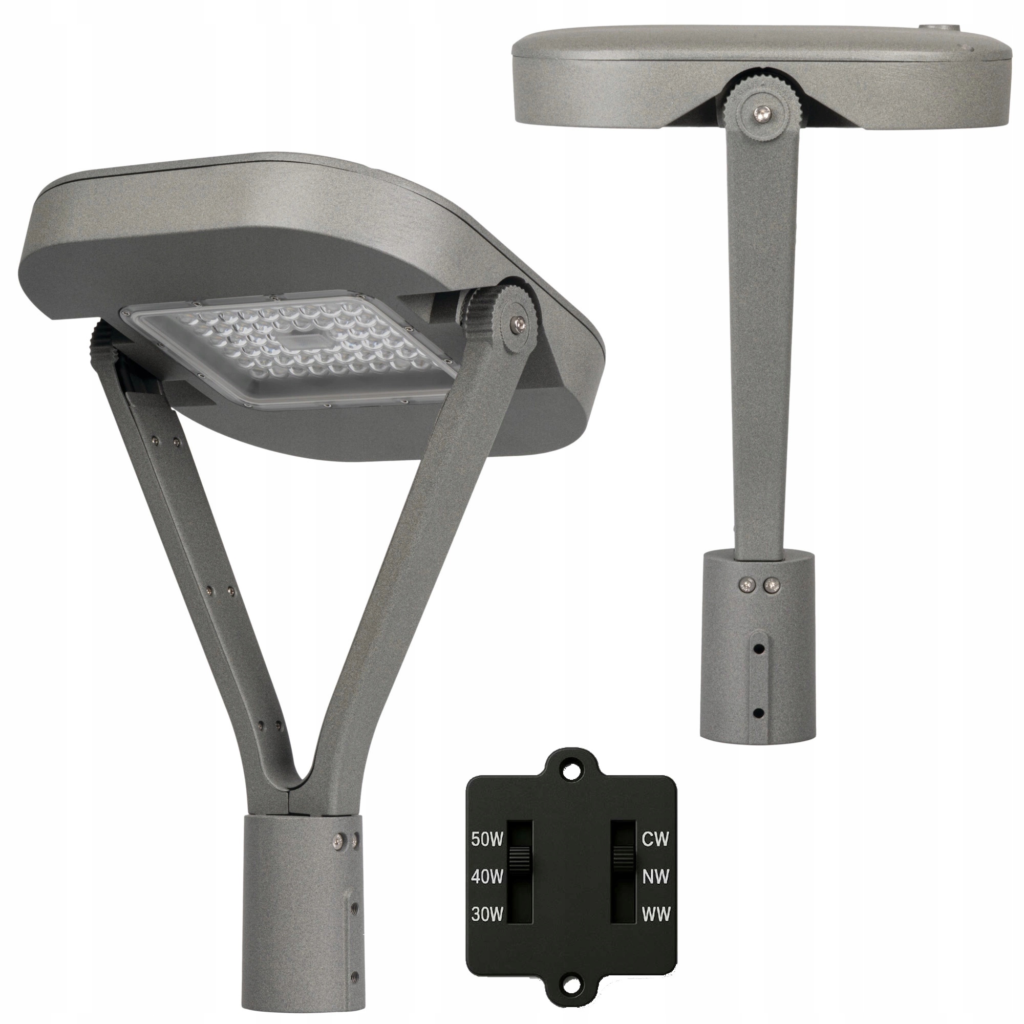 Led lampa Parková lampa Parcoli Výkon 30W 40W 50W výber farby Cct Šedá