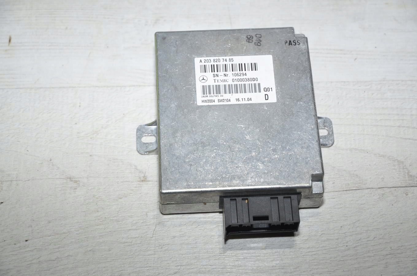 module control unit Mercedes CLS w219