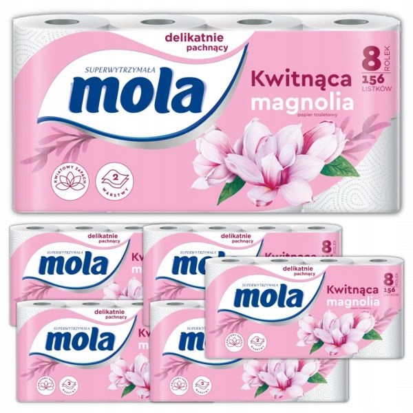 

Papier toaletowy Mola kwitnąca magnolia Pakiet