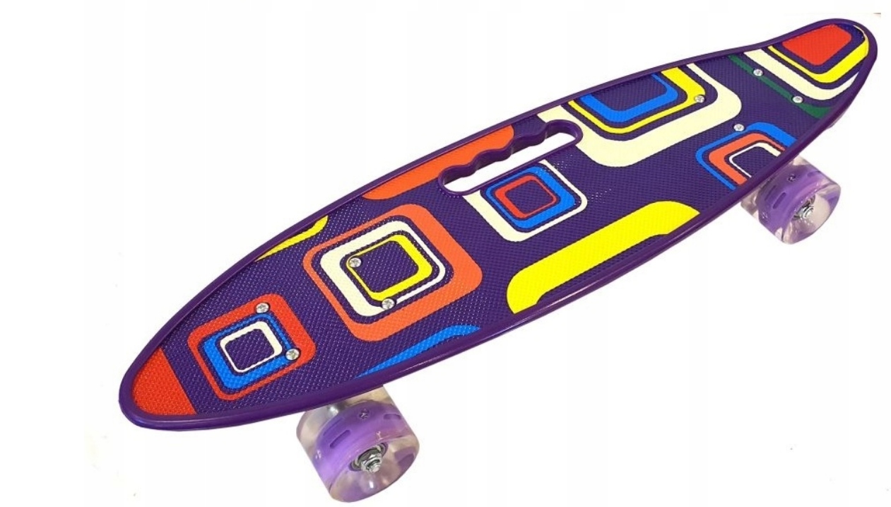 DESKOROLKA FISZKA KLASYCZNA ŚWIECĄCE KOŁA LED DESK