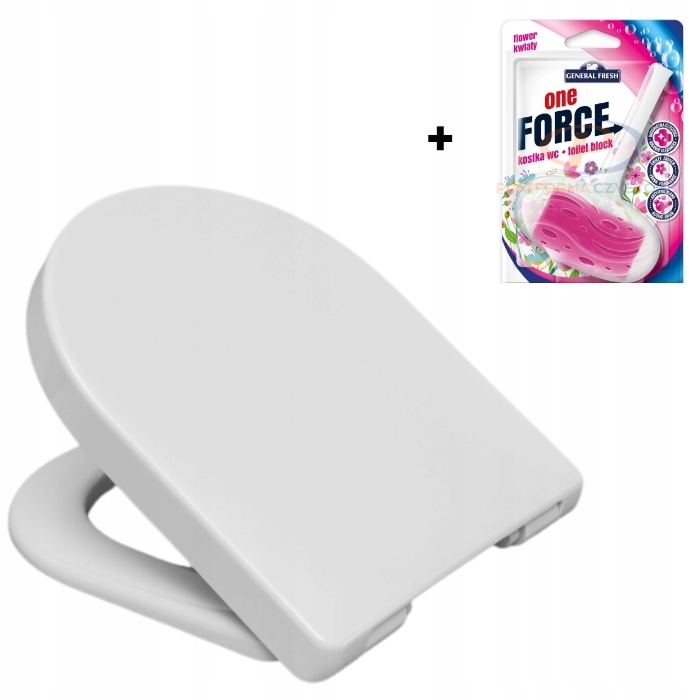 Volně padající Wc sedátko pro Grohe Serel Twarda Duroplast