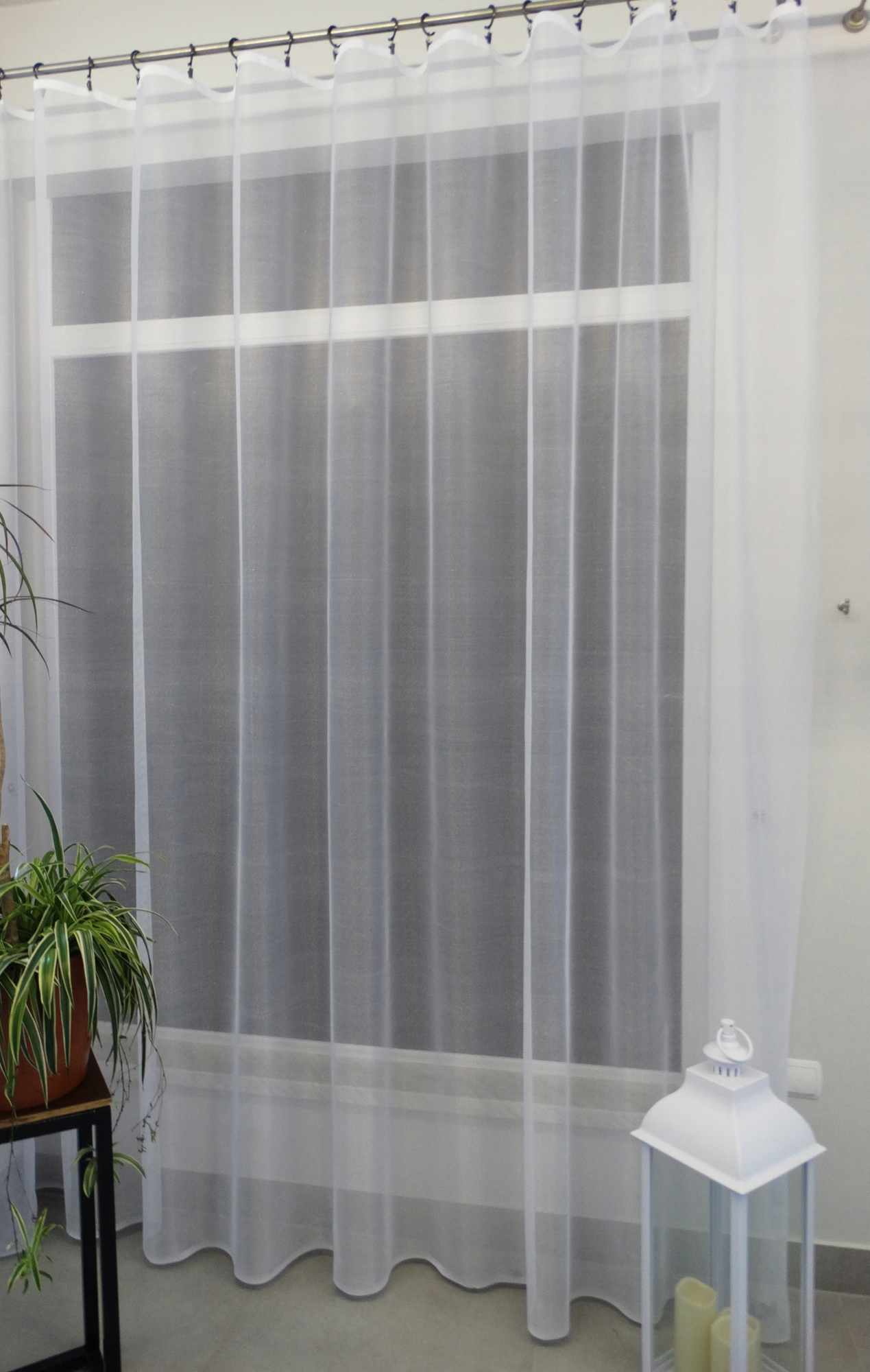 Mg Záclona 648/214 Bílá Síť 250x250 s páskou M