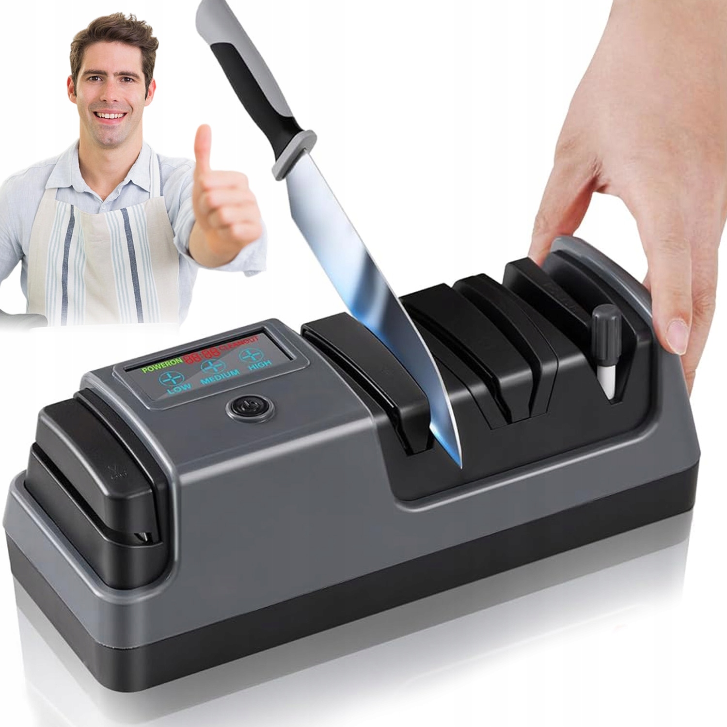 Elektrická Brousek Na Nože Keramických Nůžek S 3 Rychlostmi