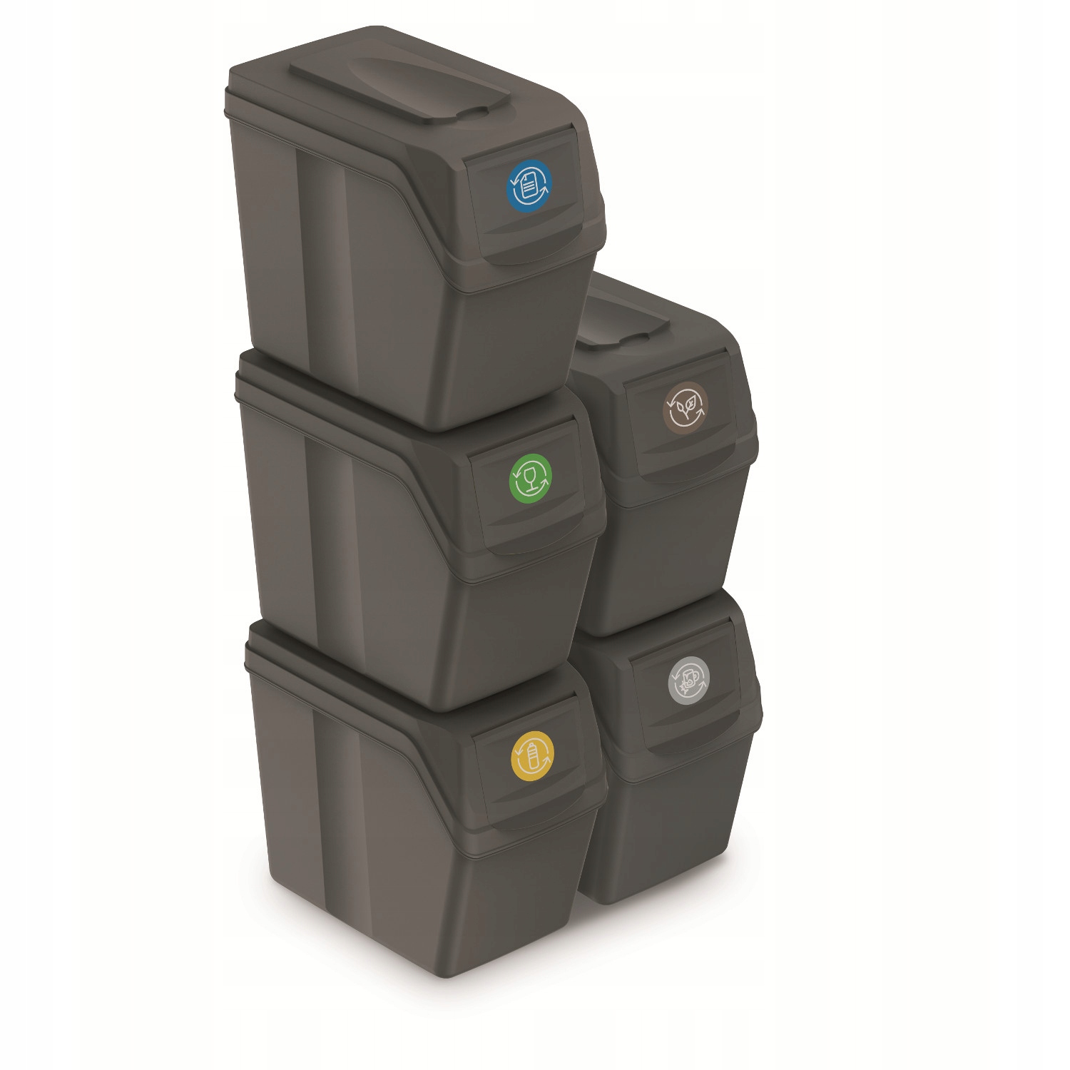 Odpadkový koš plastový Prosperplast 100l šedý