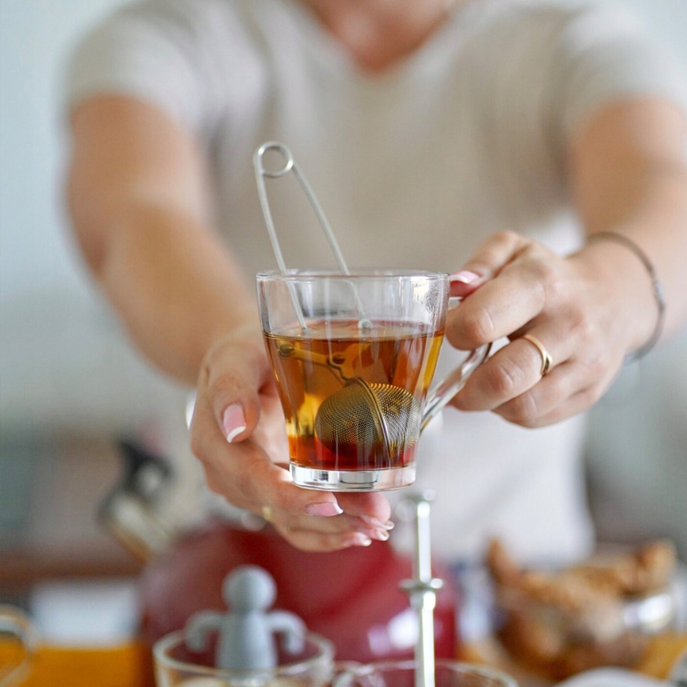 ZESTAW KUBKÓW SZKLANYCH 6x250ml SZKLANKI do kawy herbaty z uchem Marka Tadar