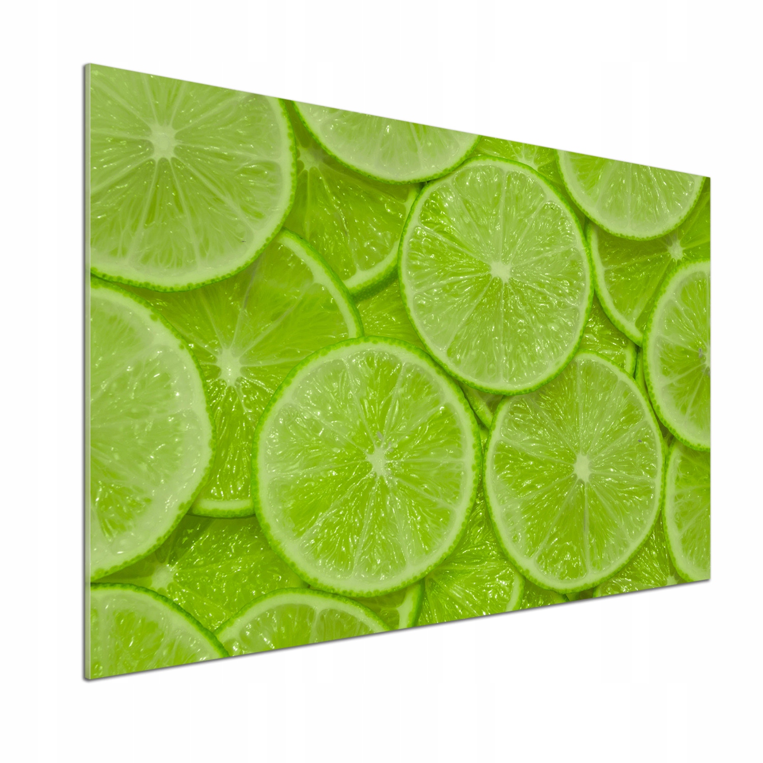 Skleněný panel do kuchyně Limetka 100 x 70 cm Lepidlo