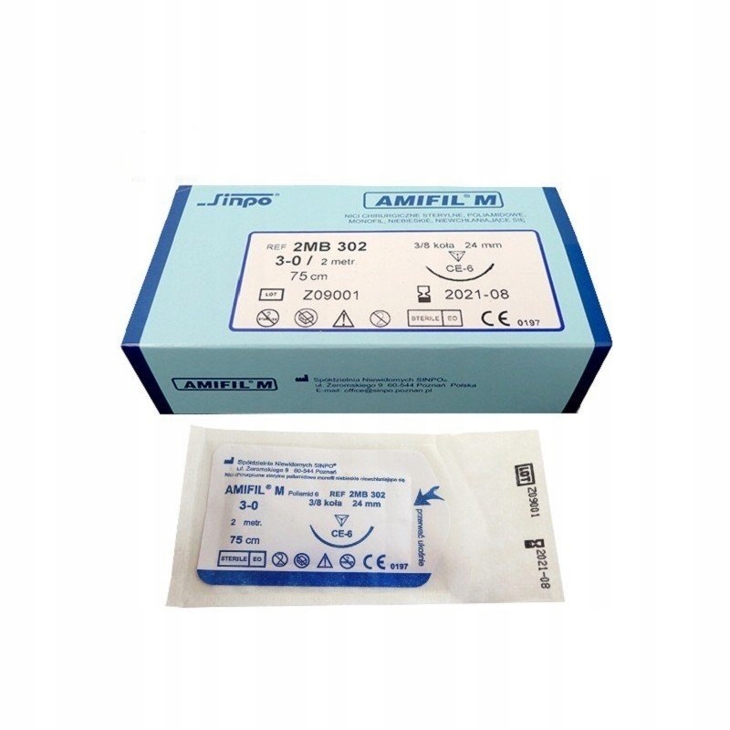 

Amifil M 1/0 nici niewchł. 3/8 koła CE-6 24mm 75cm