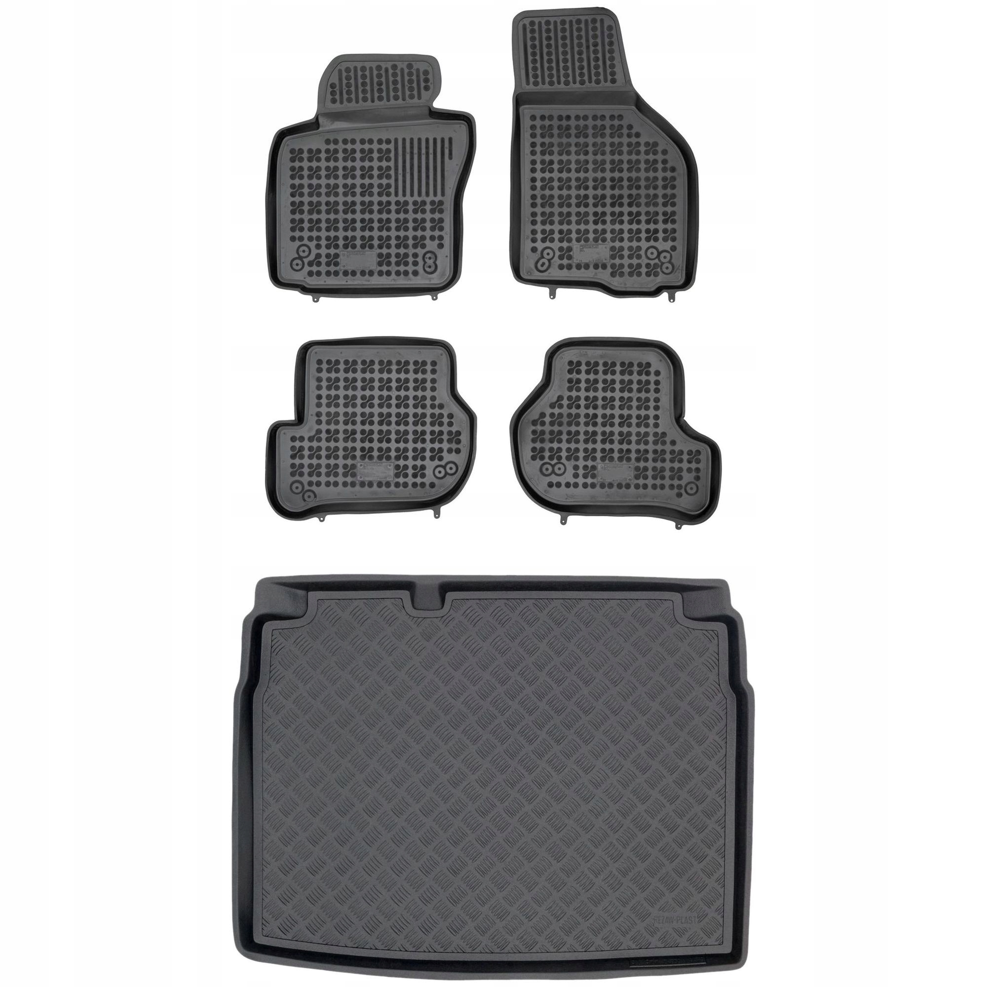 Sada kobercov a rohoží Volkswagen Golf VI 2008-2012 Hatchback s kompletnou sadou