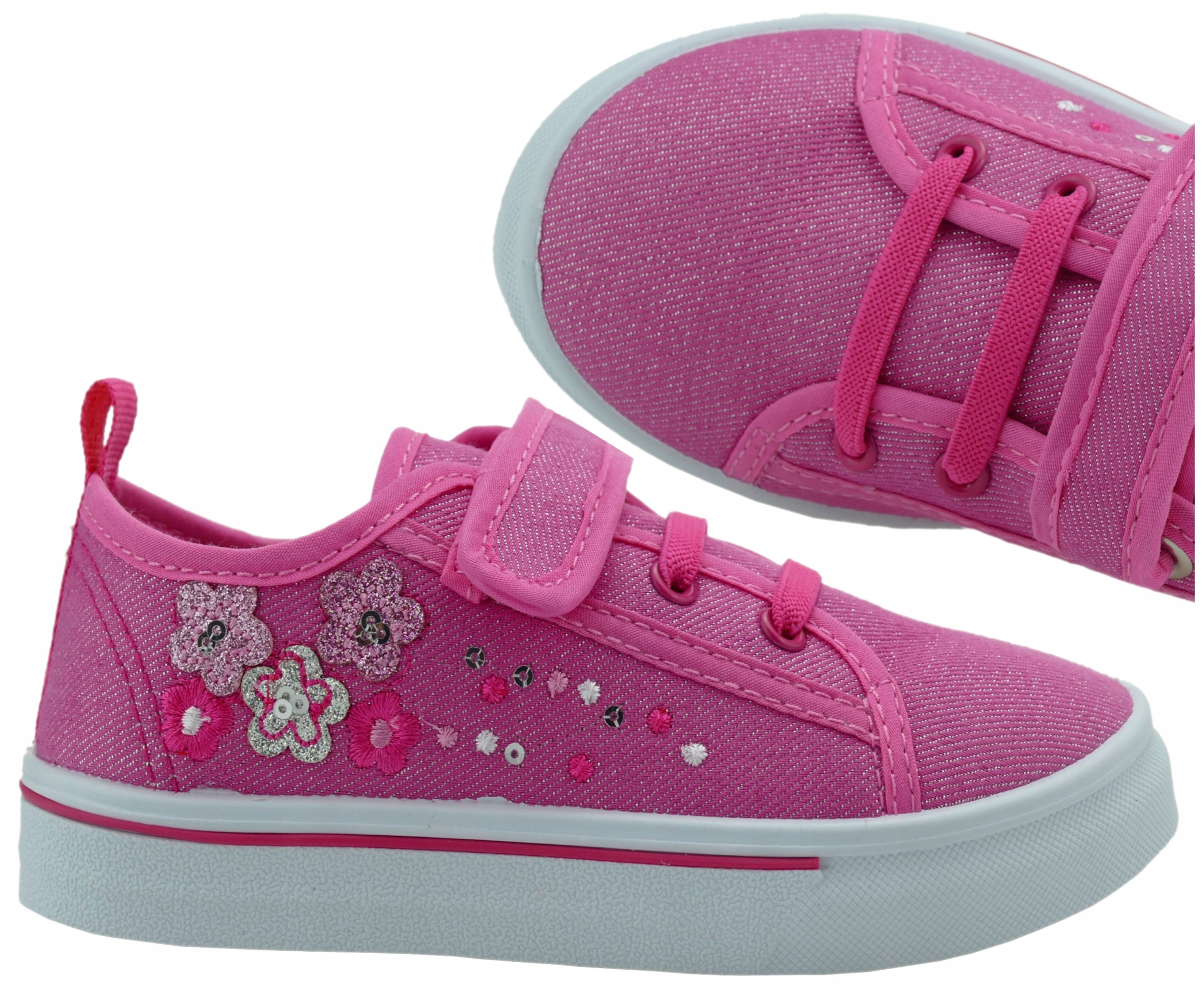 

Buty Dziecięce Trampki Szkolne Rzepy 26