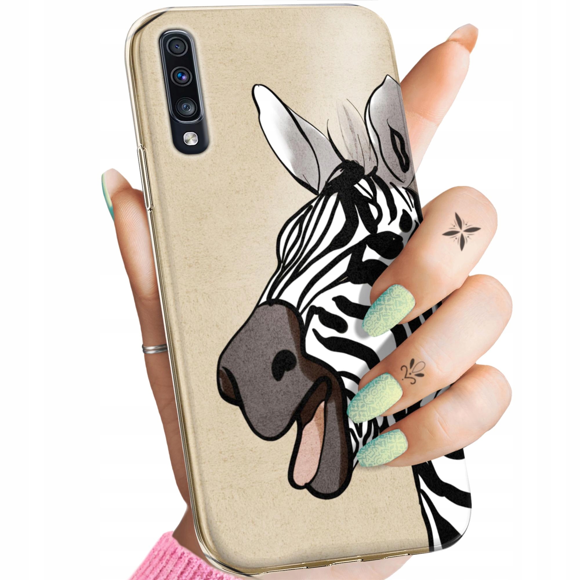Etui Do Samsung Galaxy A70 A70S Zebra Zeberka Paski Obudowa Case
