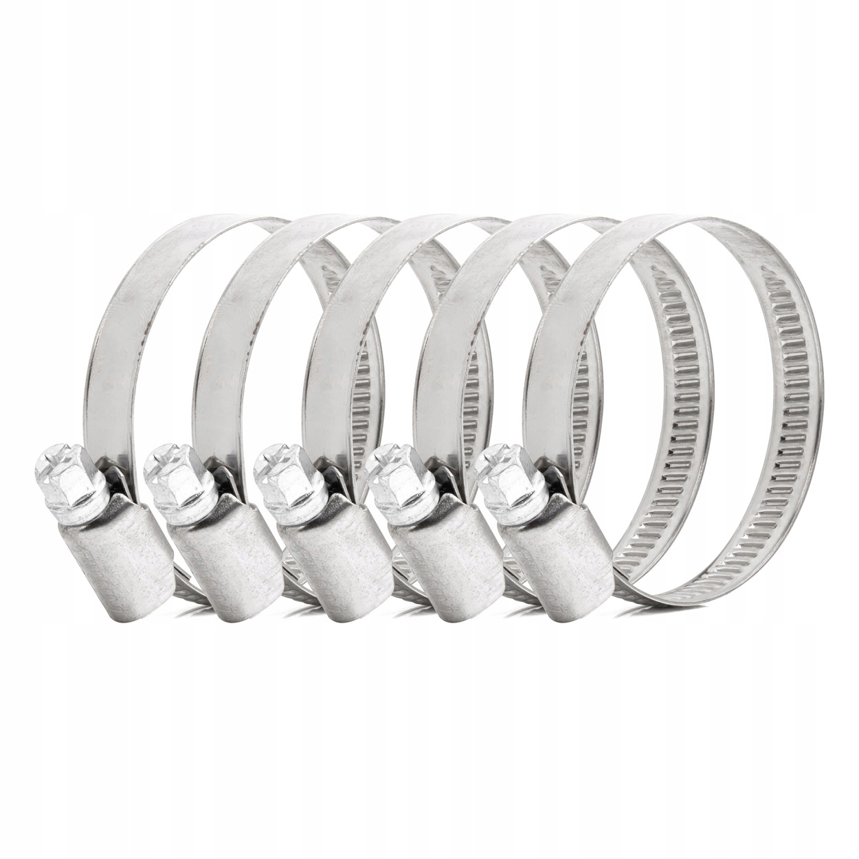 *5 Sztuk* Obejma opaska ślimakowa 32-50mm/9mm W2 AMIO-04587