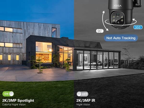 XEGA 4G LTE Solar 2K HD 3MP PTZ Wireless Outdoor Camera — miniatura 5
