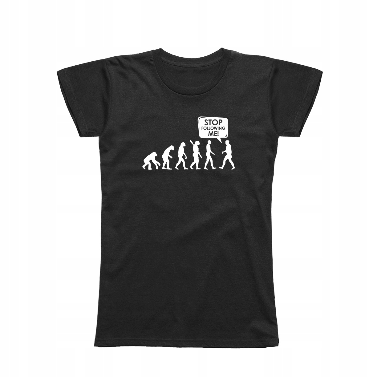 

L - Koszulka T-shirt Ewolucja Stop Follow Prezent