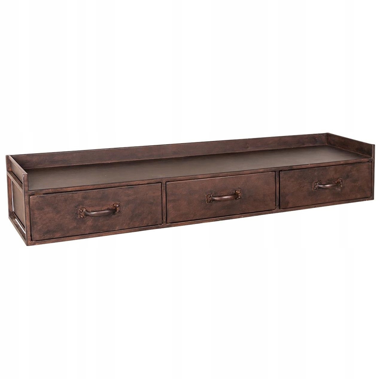 Priemyselná Polica S 3 Zásuvkami Industriálny Old Antic Line