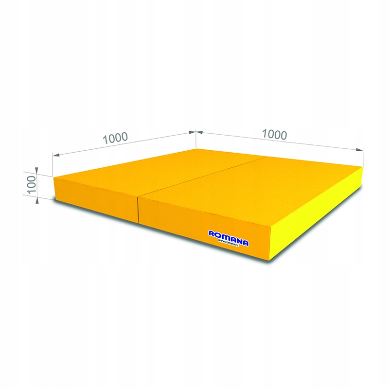 

Materac do ćwiczeń Kometa 100x100x10 2-częściowy
