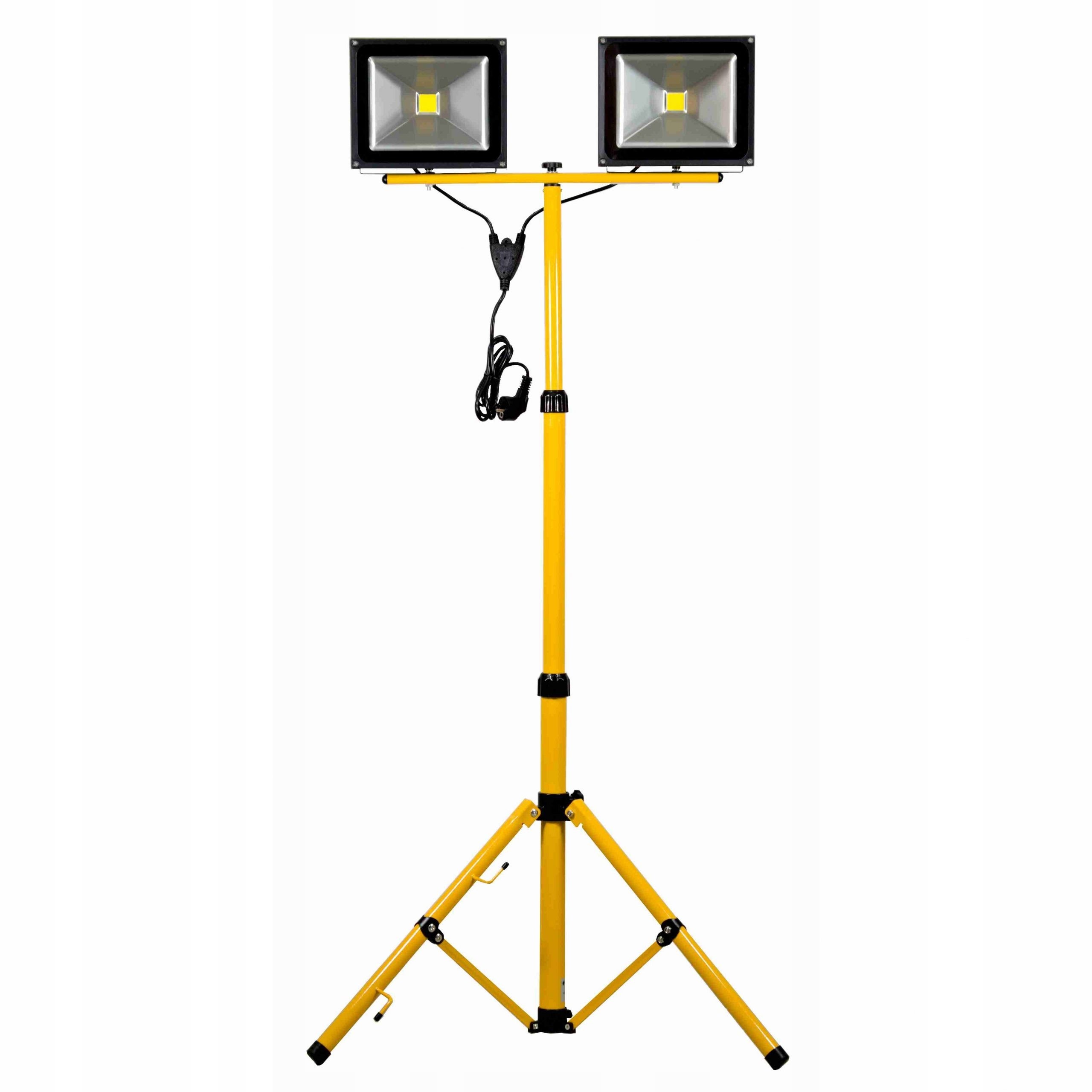 Prenosný Halogén Na Statíve Lumilight 2 X 30W 2 x 3000LM 180CM