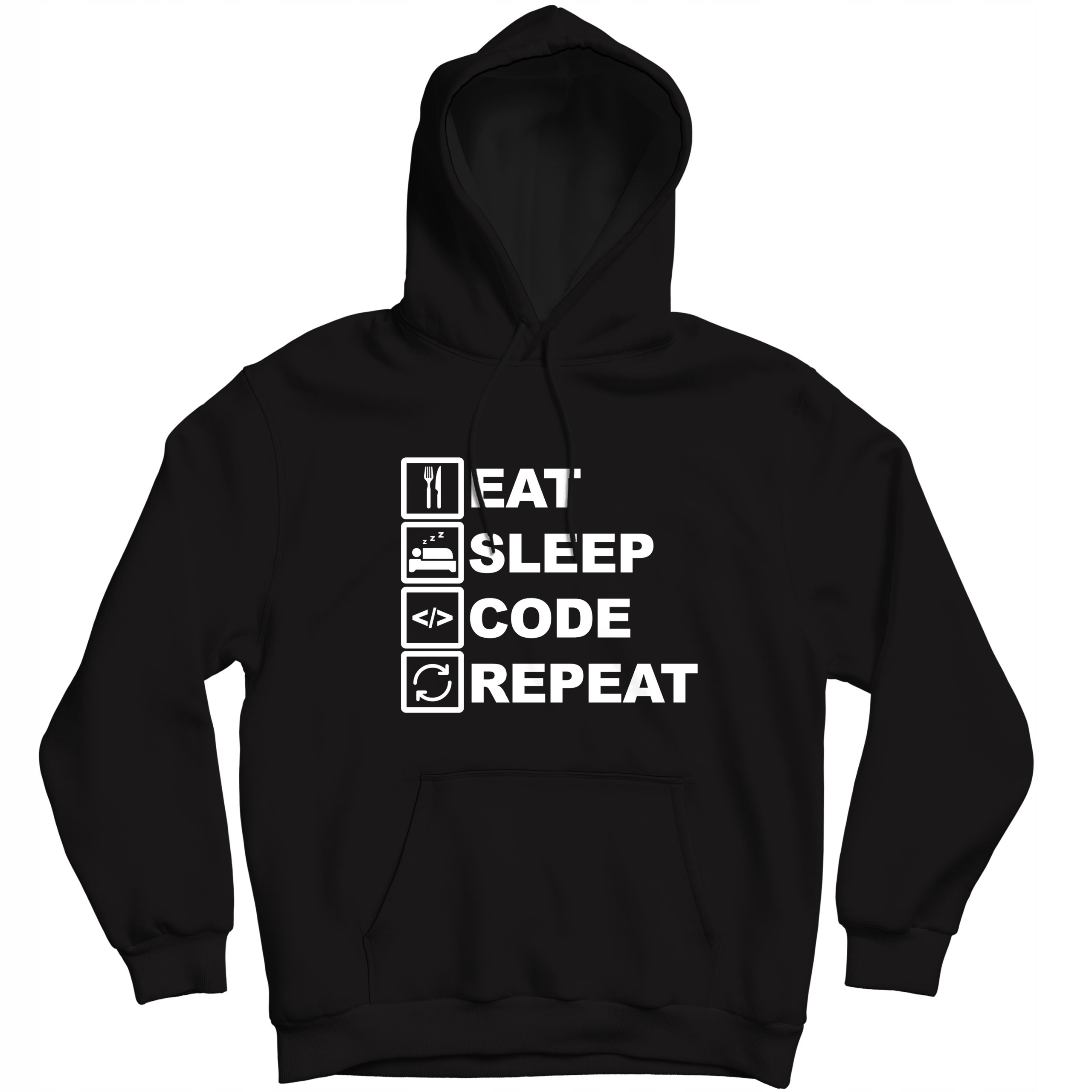 

Eat Sleep Code Bluza Informatyka Programisty