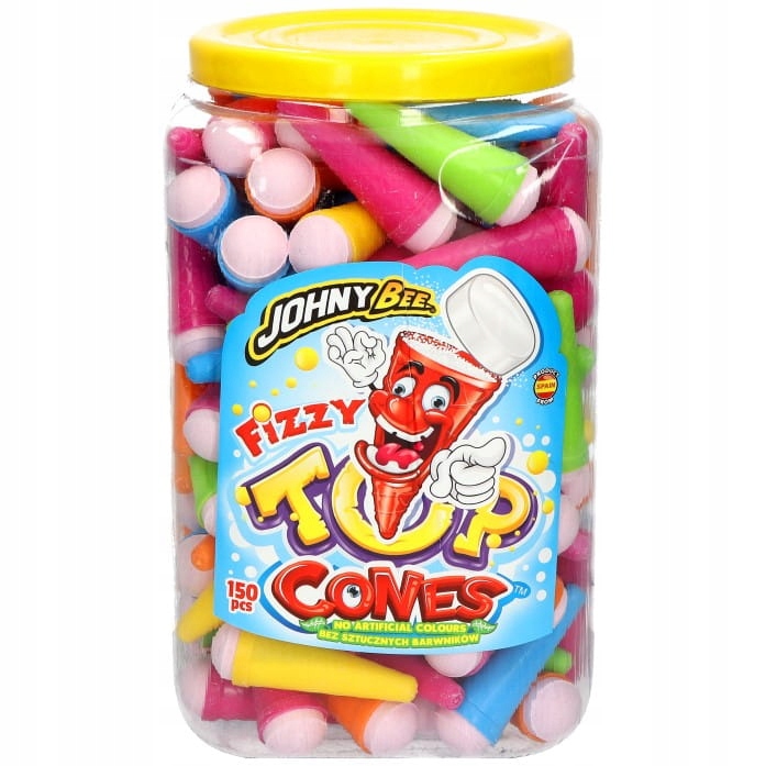 Levně Johny Bee Lízátko Kornouty V Kornutíčku, Balení 1 50 Ks