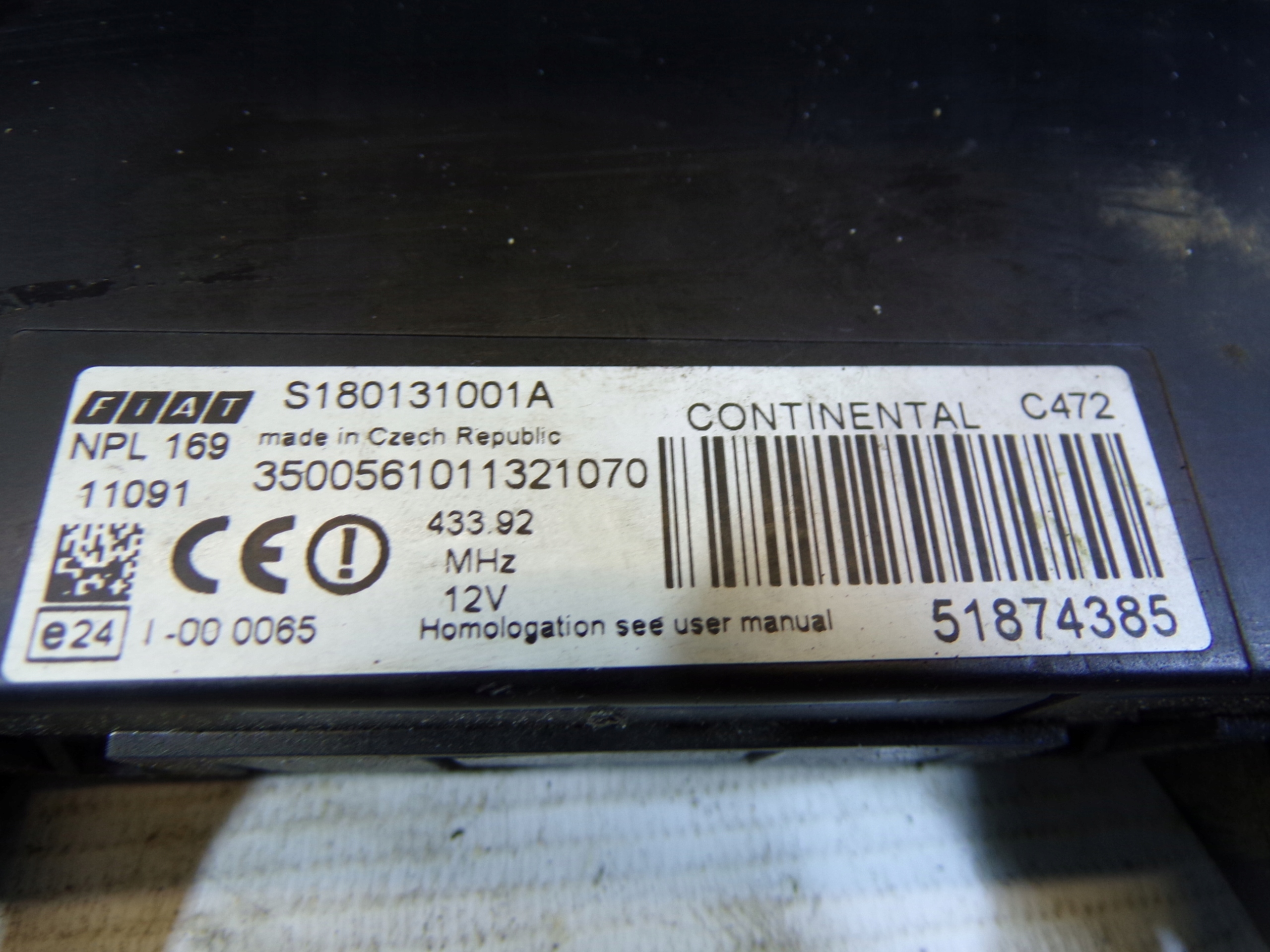 running board STARTOWY FIAT PANDA 1.3 JTD 51896811