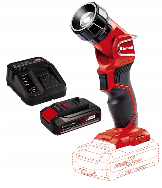 Einhell Lampa Te-cl 18 Li H 4514130 Sada Akumulátor 2,5AH