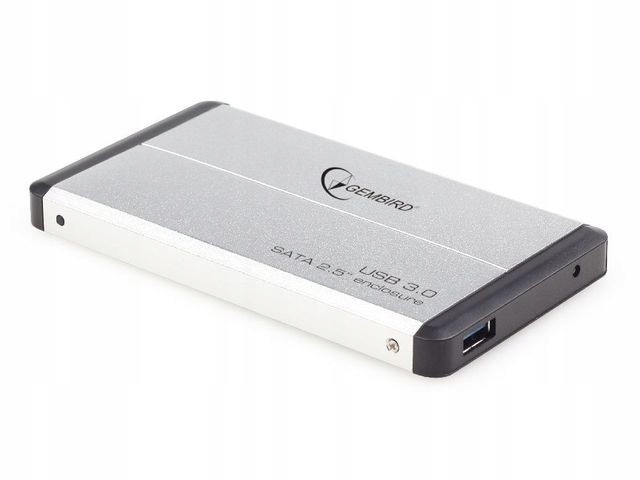 Gembird Kieszeń zewnętrzna Hdd 2.5'' Sata Usb 3.0 Silver