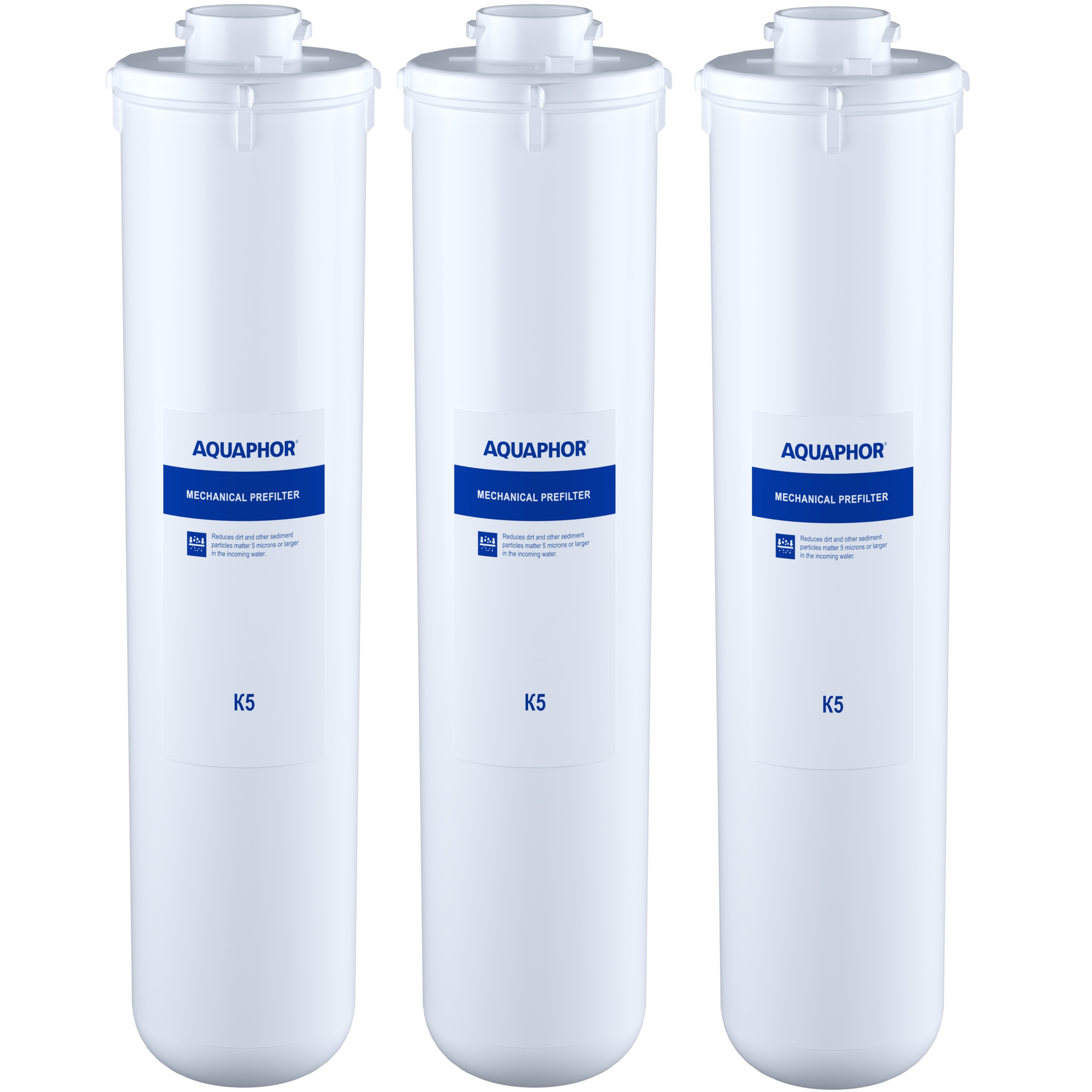 Aquaphor K5 Filtrační vložky do vody 3ks Sada 5 mikronů